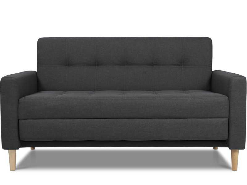 Диван прямой Нумо-Мини 120 Рогожка Графитовый