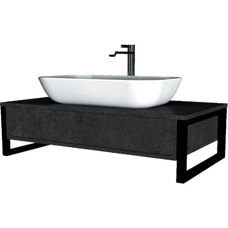 Тумба под раковину 1MarKa Grunge Loft 70П Ц0000015939 подвесная Бетон темно-серый