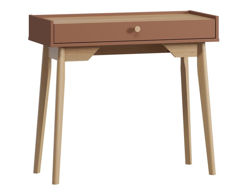 Консоль Торвалль 90x40 Терракотовый/Натуральный