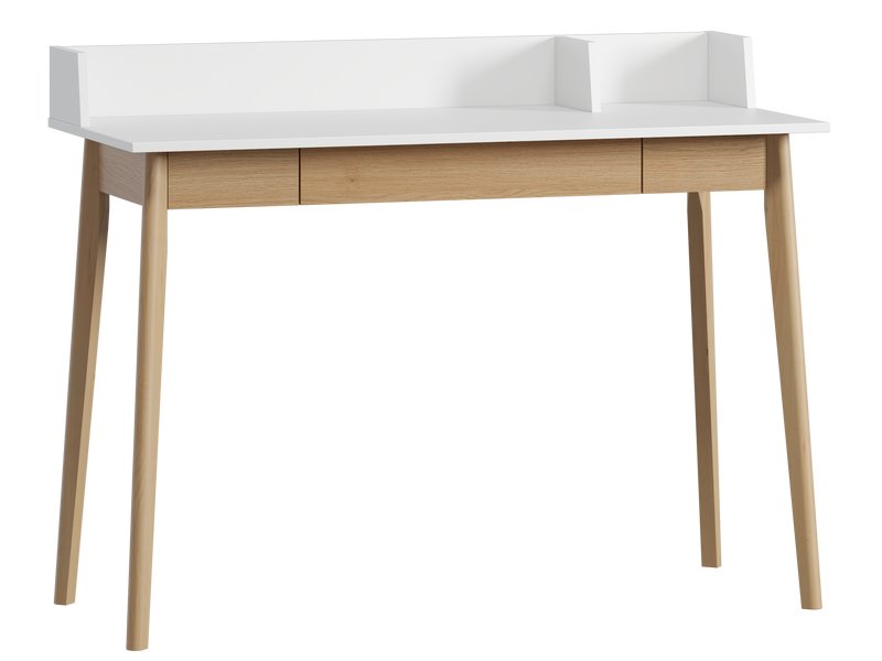 Стол Торвалль-2 120x52 Белый/Натуральный