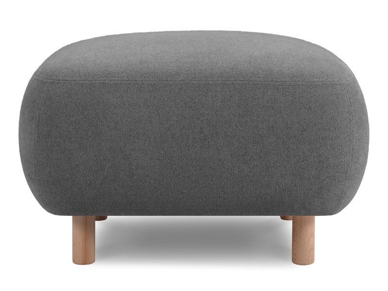 Пуф Пайпел Букле Графитовый