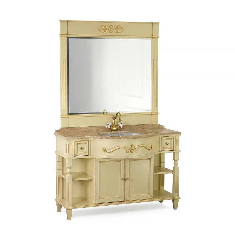 Тумба под раковину Migliore Kantri 127 26633 цвет Декапе саббиа