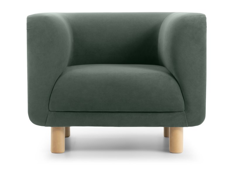 Кресло Венето Велюр Оливковый