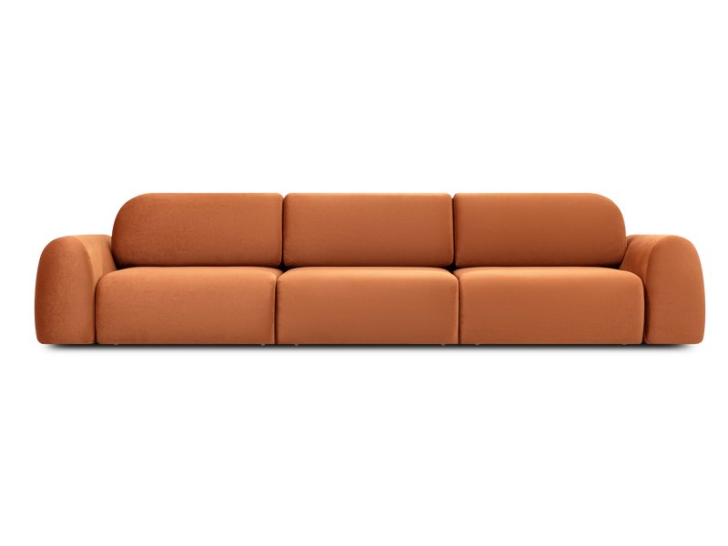 Диван прямой Лилт-2 Велюр Терракотовый
