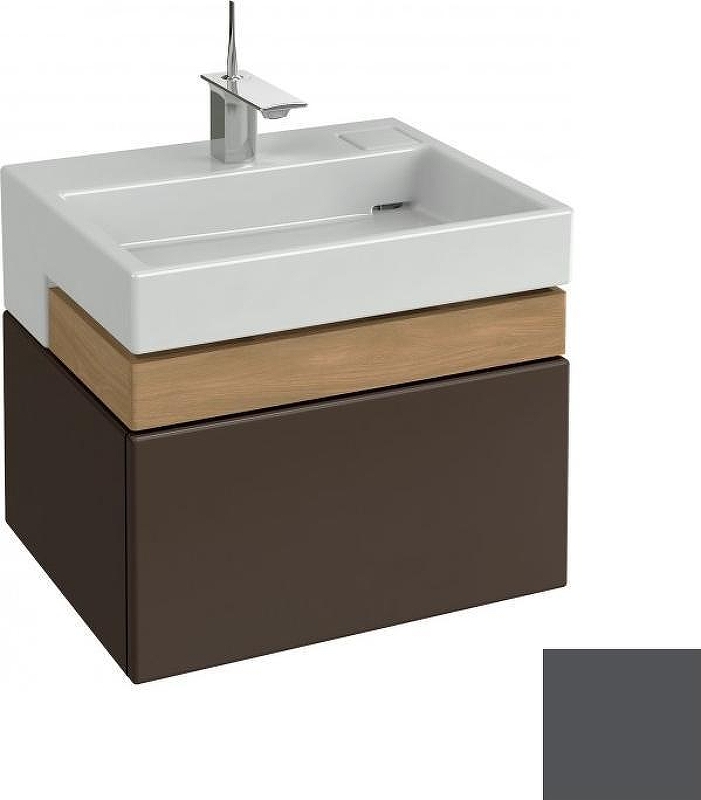 Тумба под раковину Jacob Delafon Terrace 60 EB1185-442 цвет Серый антрацит