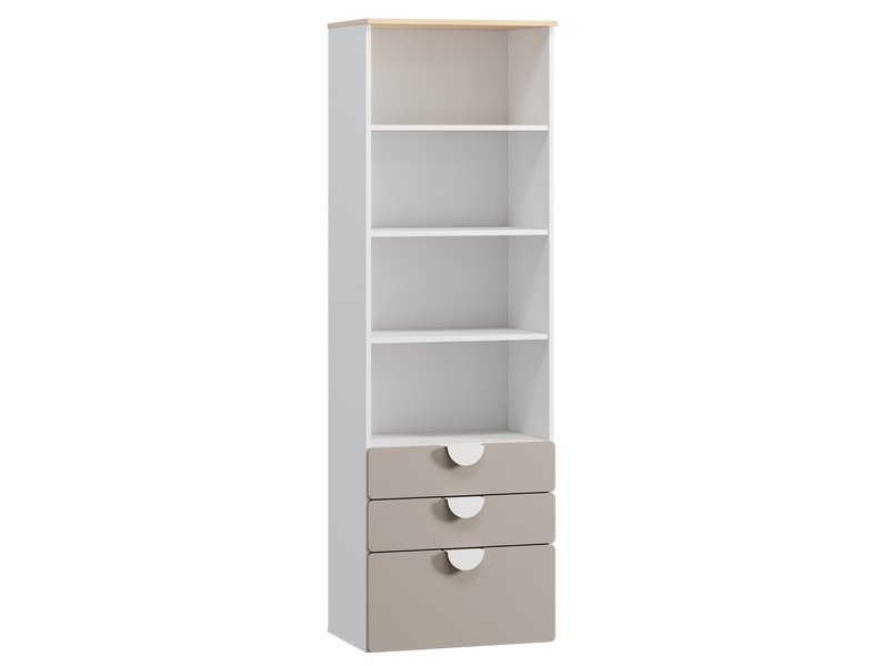 Стеллаж детский Милна 3-60x190 Латте