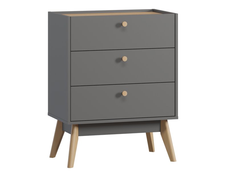 Комод Торвалль 1-68x87 Графитовый