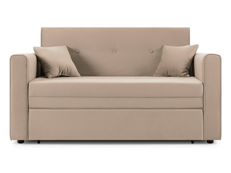 Диван прямой Види Велюр Латте