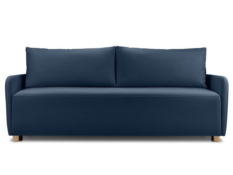 Диван прямой Саннес Велюр Синий