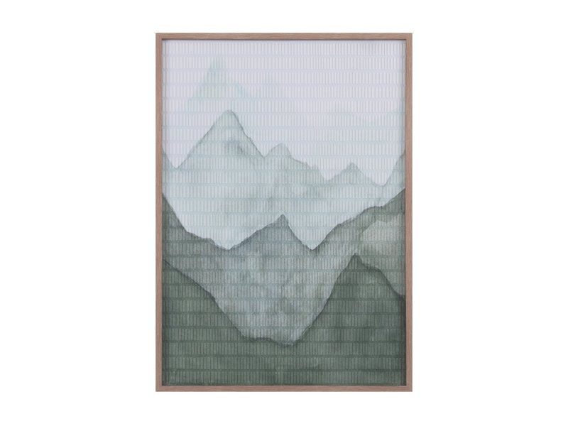 Картина Панорама Зеленый 50x70