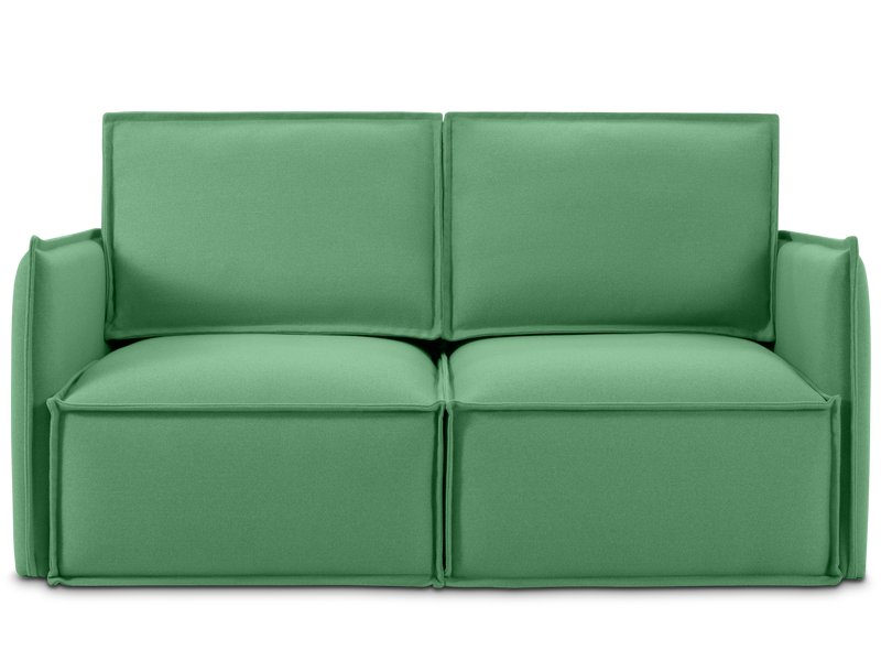Диван прямой Ольен Мини Рогожка Зеленый