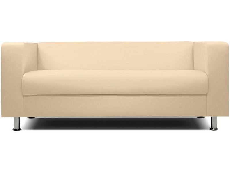 Диван прямой Эрвин-3 Экокожа Бежевый