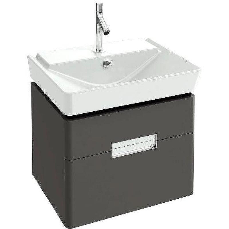 Тумба под раковину Jacob Delafon Reve 60 EB1134-442 подвесная цвет Серый антрацит