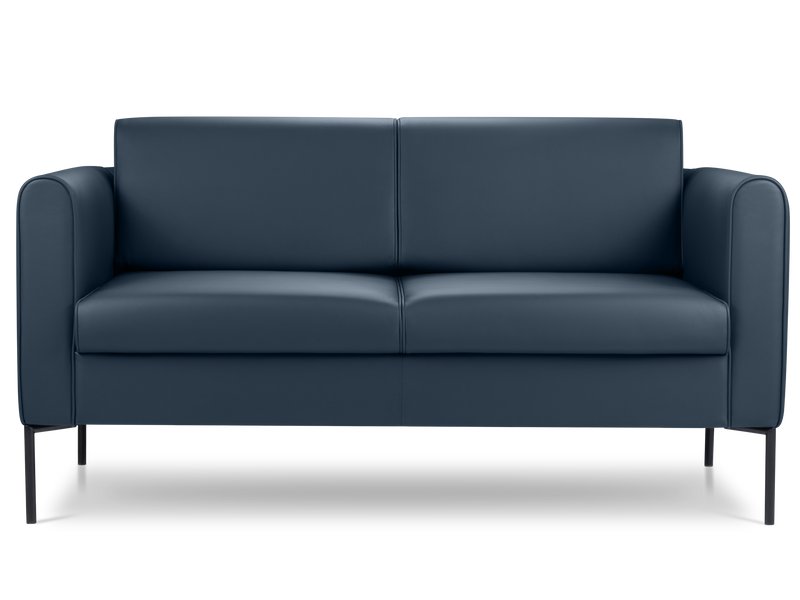 Диван прямой Кинси-2 Экокожа Синий