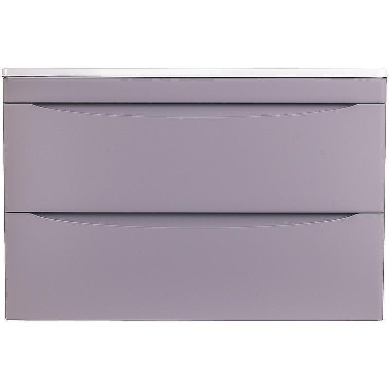 Тумба под раковину Creto Oro 80 24-HN80-GR подвесная цвет Серый люкс