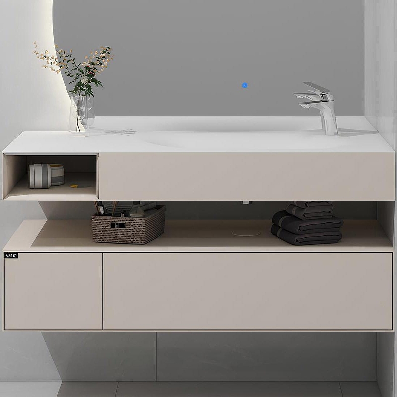 Тумба с раковиной Black&White Universe U955.1200R 120 9551200R подвесная Khaki Matt