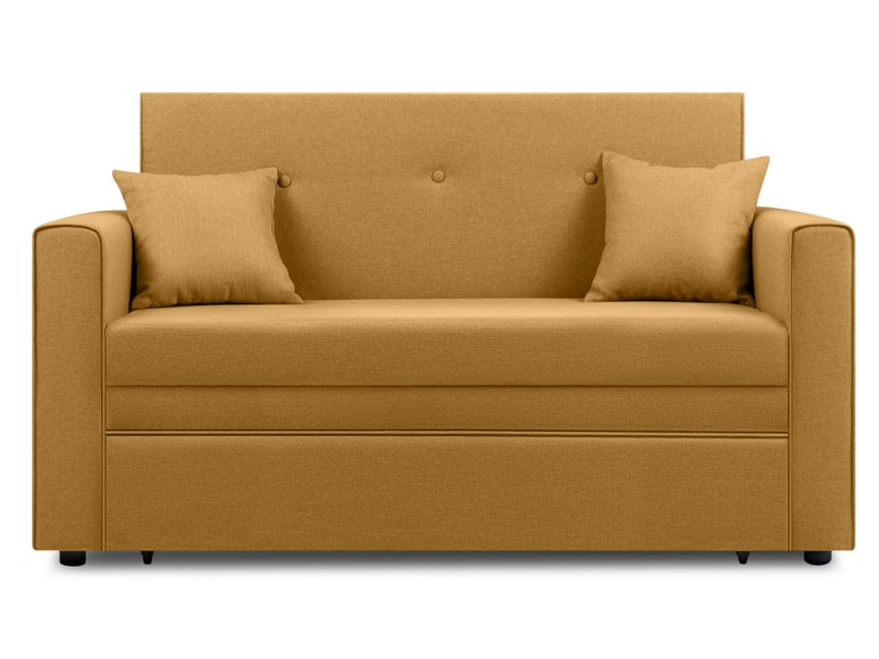 Диван прямой Види Рогожка Желтый