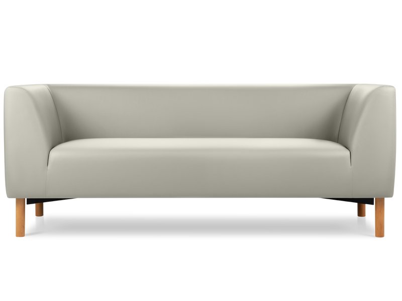 Диван прямой Риард-3 Экокожа Бежевый