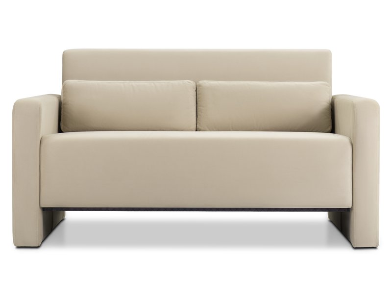 Диван прямой Ланер-Мини 120 Велюр Бежевый