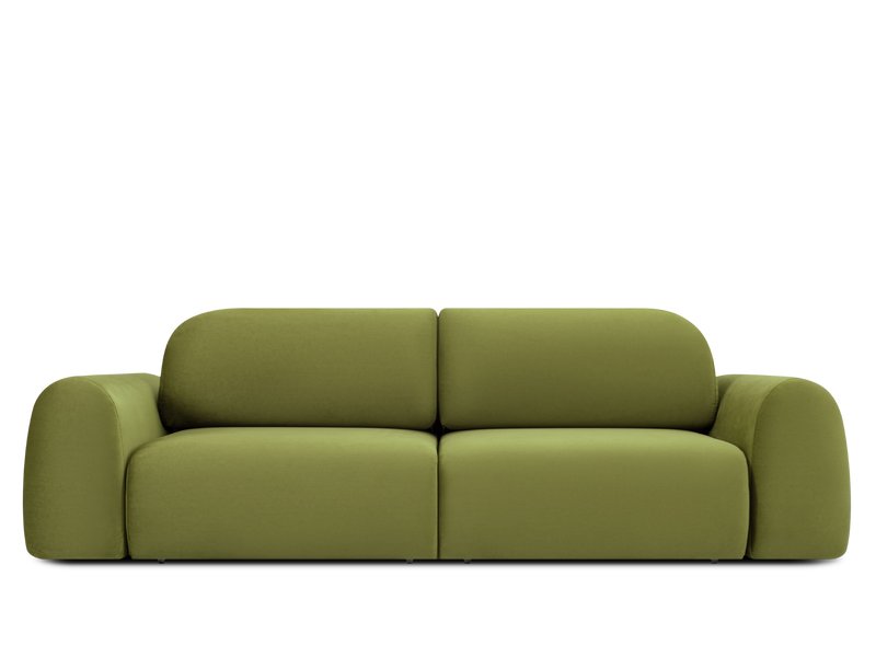 Диван прямой Лилт Велюр Оливковый