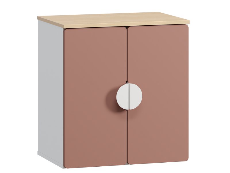 Шкаф детский Милна 2.5-60x64 Розовый