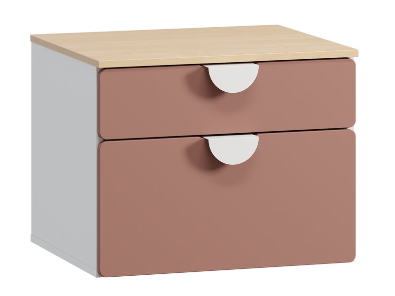 Комод детский Милна 1-60x49 Розовый