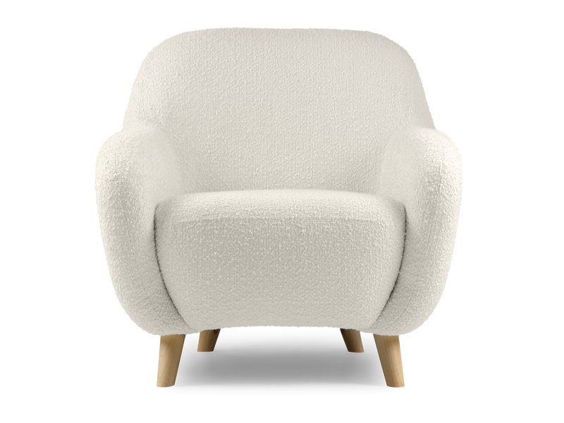 Кресло Ансил Букле Молочный