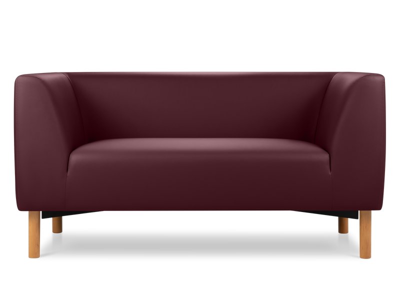 Диван прямой Риард-2 Экокожа Бордовый