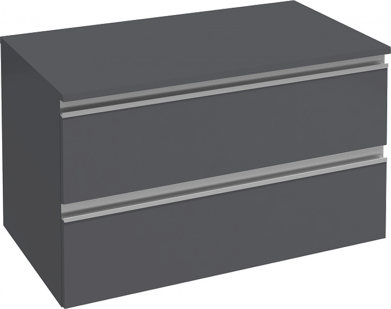 Тумба Jacob Delafon Vox 80 EB2061-RA-442 подвесная цвет Серый антрацит лак