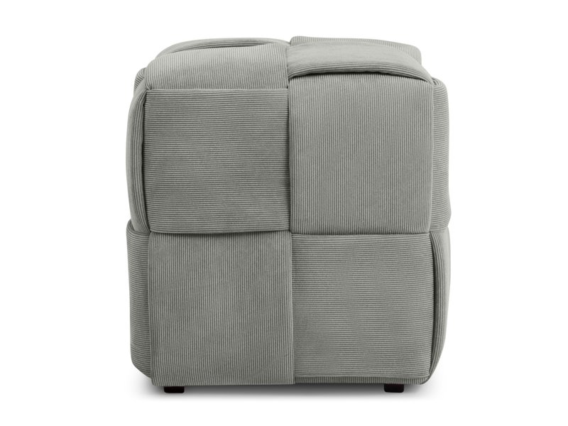 Пуф Клаум Вельвет Светло-серый