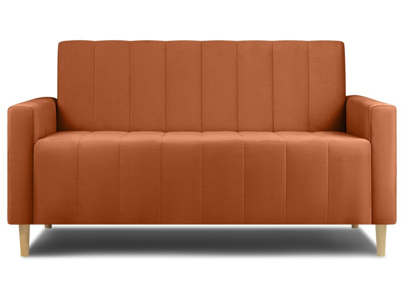 Диван прямой Маре-Мини 120 Велюр Терракотовый