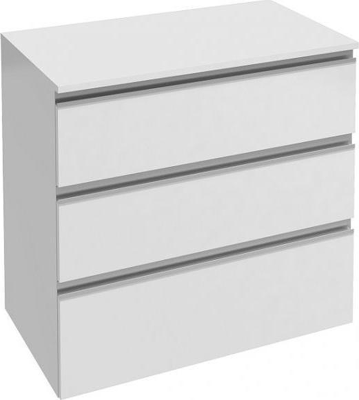 Тумба Jacob Delafon Vox 80 EB2066-RA-G1C подвесная цвет Белый блестящий