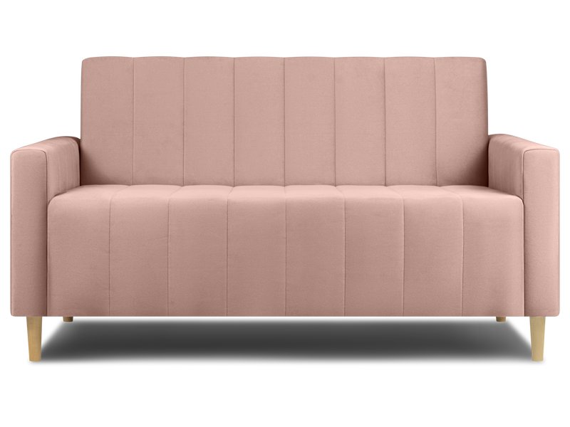 Диван прямой Маре-Мини 120 Велюр Розовый