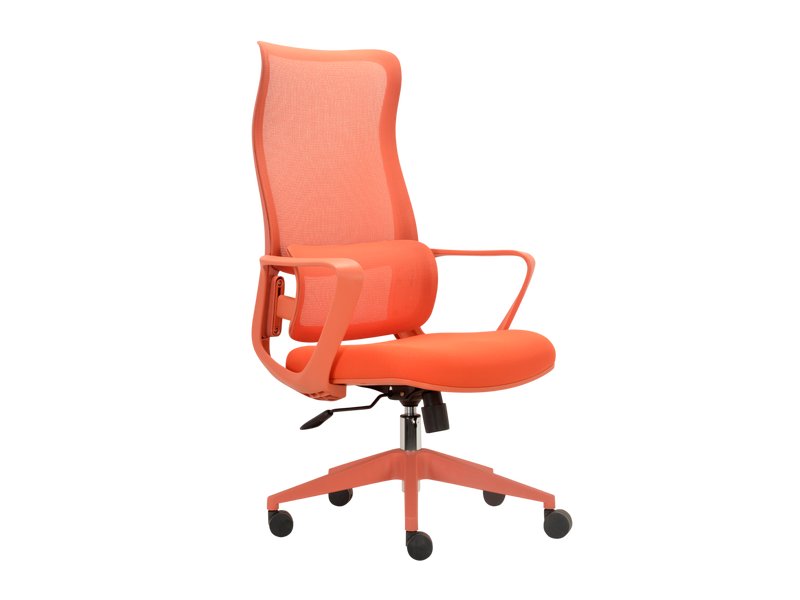 Офисное кресло Кенди Трикотаж Оранжевый