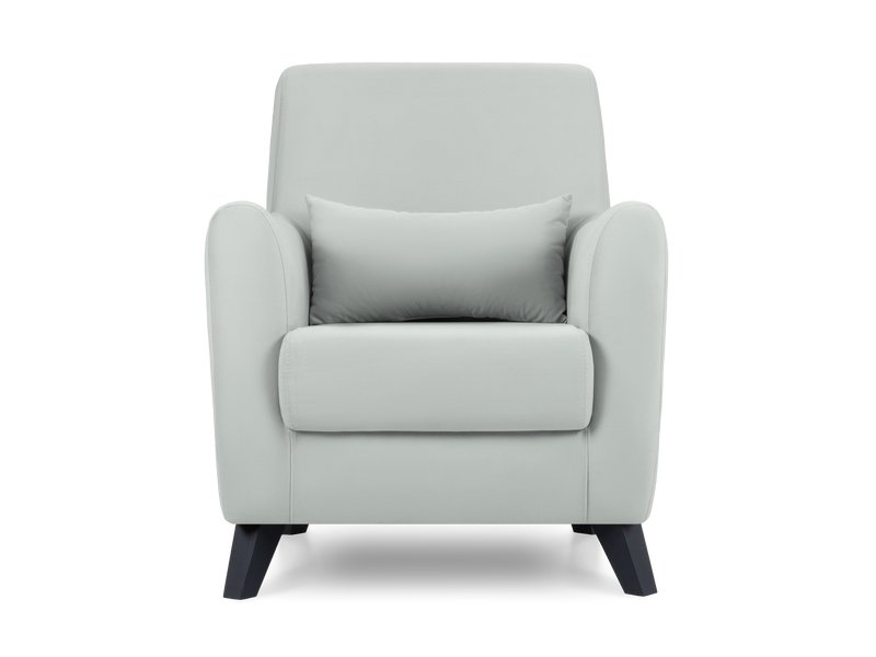 Кресло Ньюбери Велюр Светло-серый