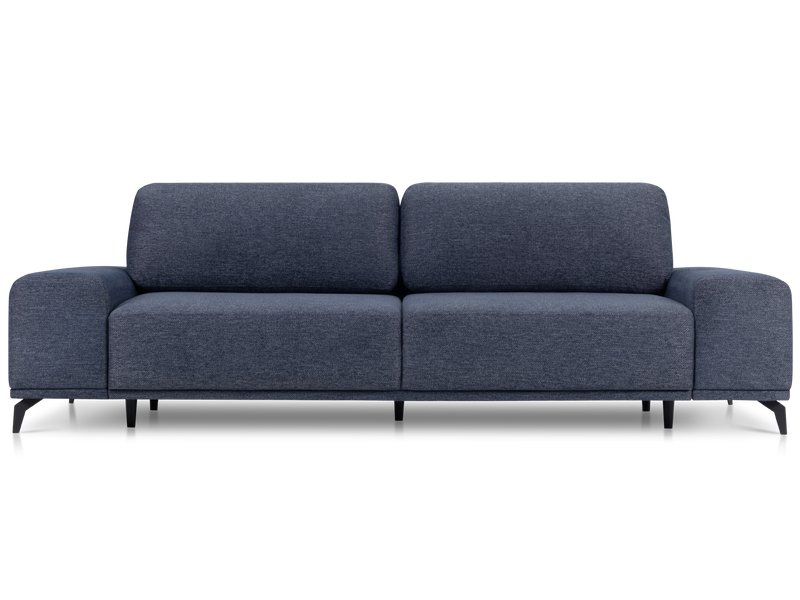 Диван прямой Марей Рогожка Синий