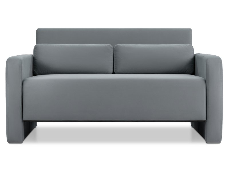 Диван прямой Ланер-Мини 120 Велюр Серый