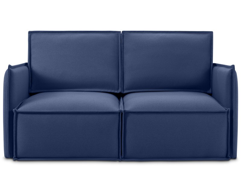 Диван прямой Ольен Мини Рогожка Синий