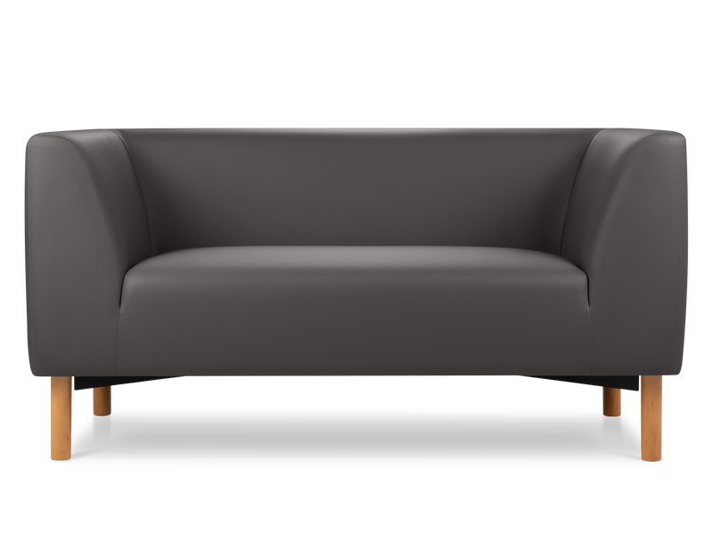 Диван прямой Риард-2 Экокожа Серый