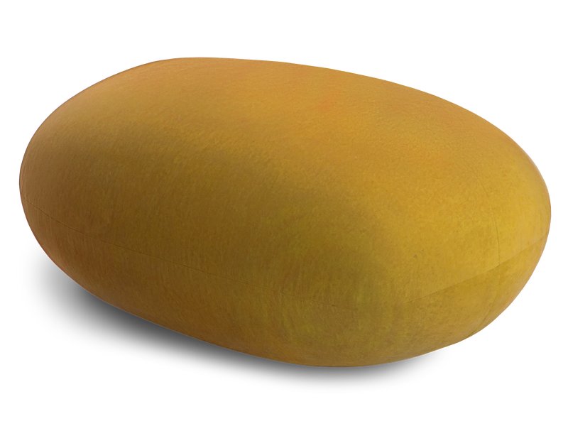 Пуф Дзен-1 Велюр Горчичный