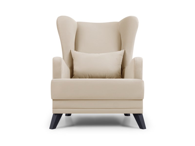 Кресло Оксфорд Велюр Бежевый