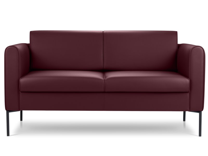Диван прямой Кинси-2 Экокожа Бордовый