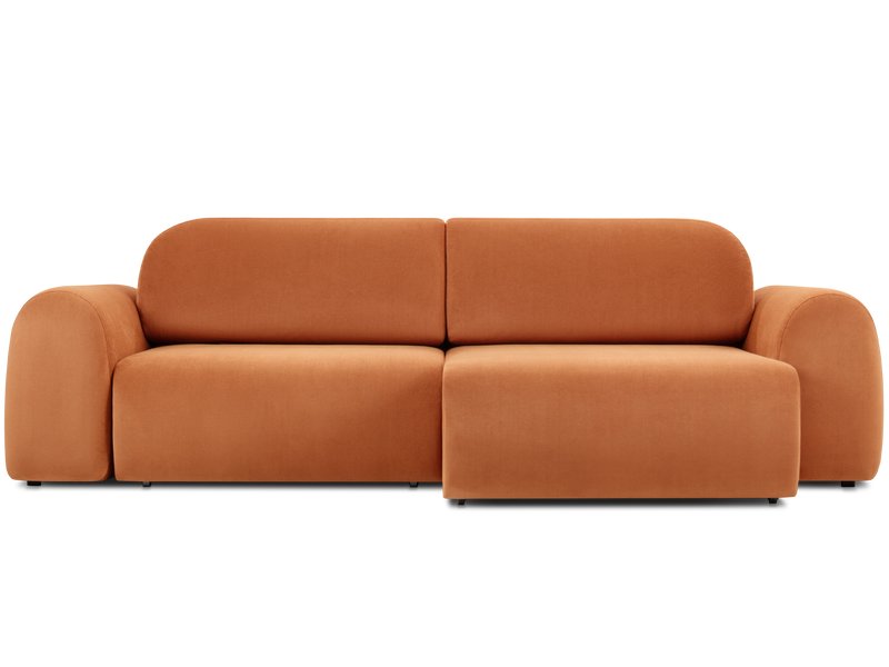 Диван угловой Лилт Велюр Терракотовый