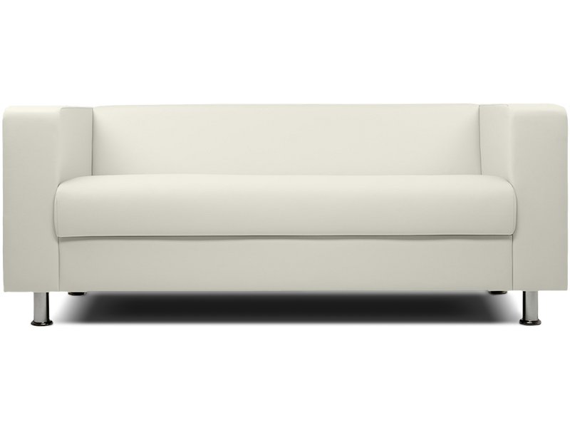 Диван прямой Эрвин-3 Экокожа Молочный
