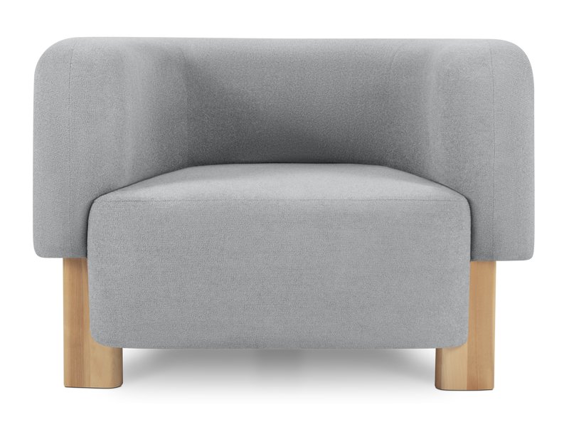 Кресло Арклоу Велюр Серый