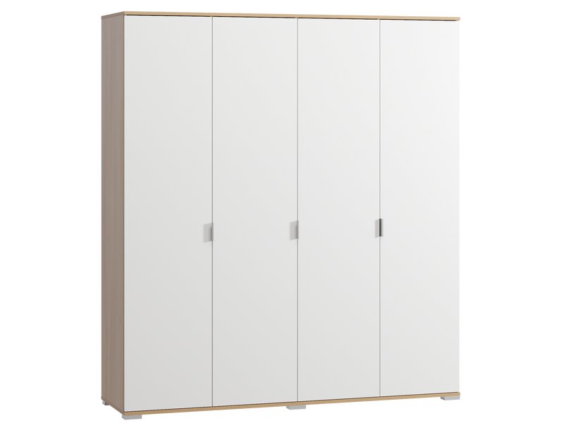 Распашной шкаф Стелла 4-180x200 Дуб Барбера