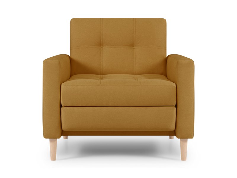 Кресло-кровать Нумо Мини Рогожка Желтый