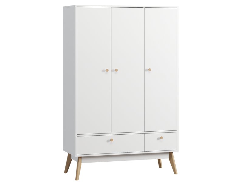 Распашной шкаф Торвалль 3-118x185 Белый