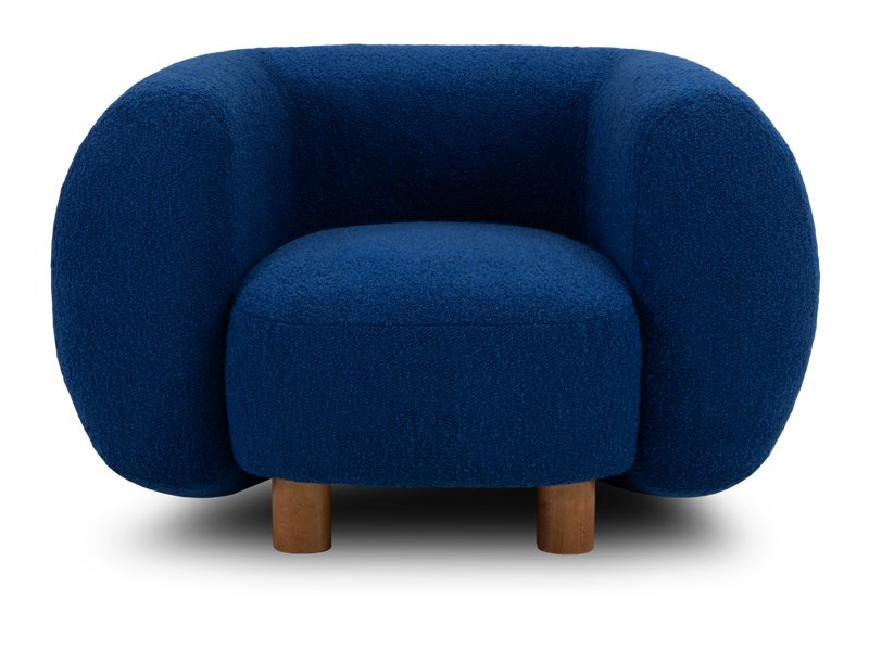 Кресло Лонди Букле Синий