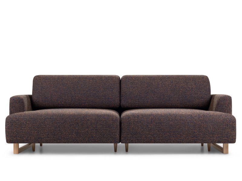 Диван прямой Онте-2 Рогожка Темно-синий